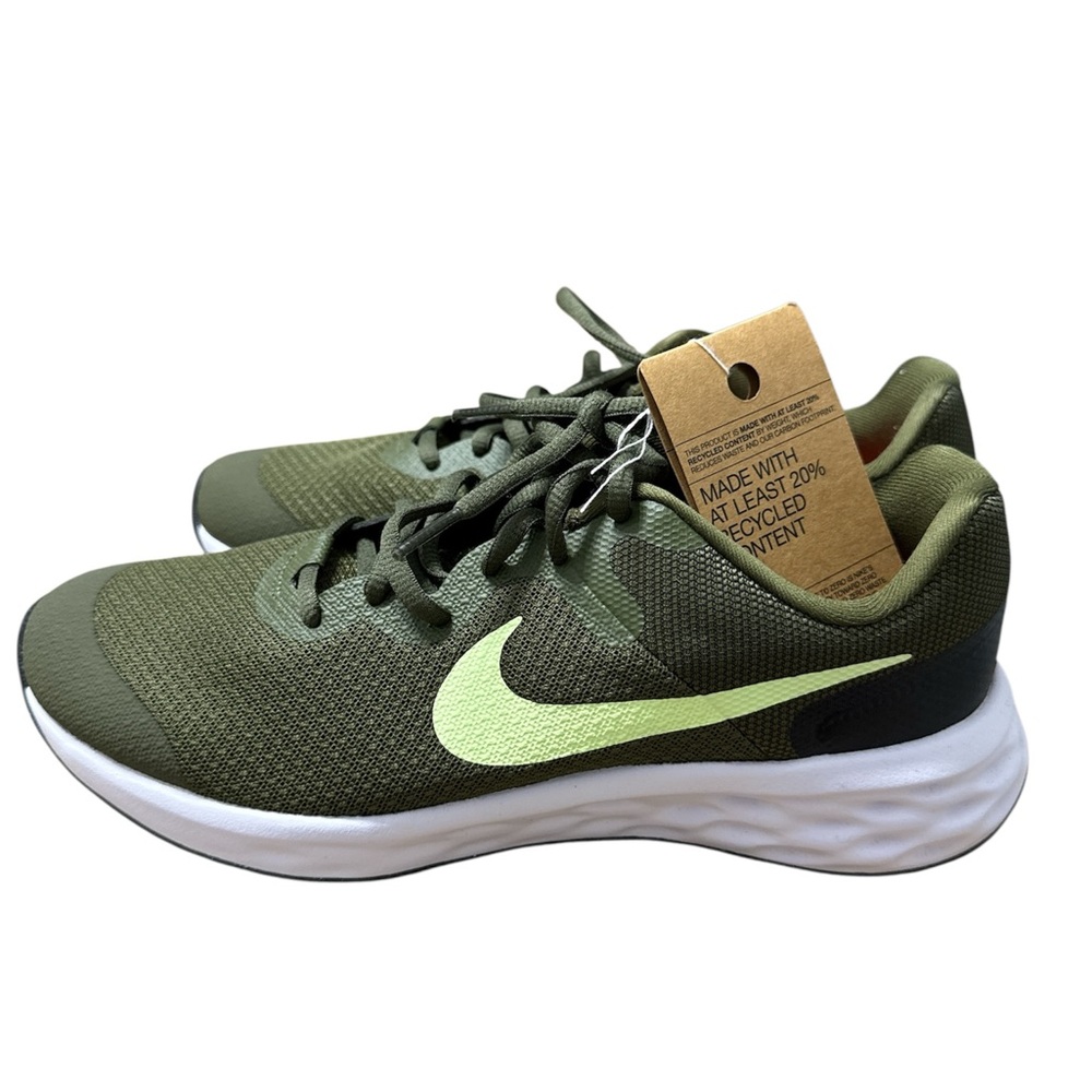 Nike Green Sneakers with Orange Insole Brand New